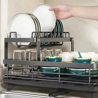 Modern 2 Tier Dish Rack