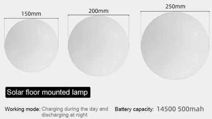 Round LED Solar Globes