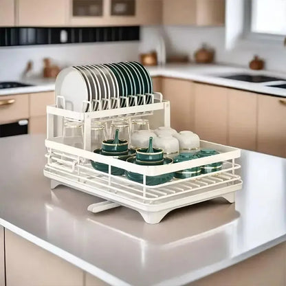 Modern 2 Tier Dish Rack