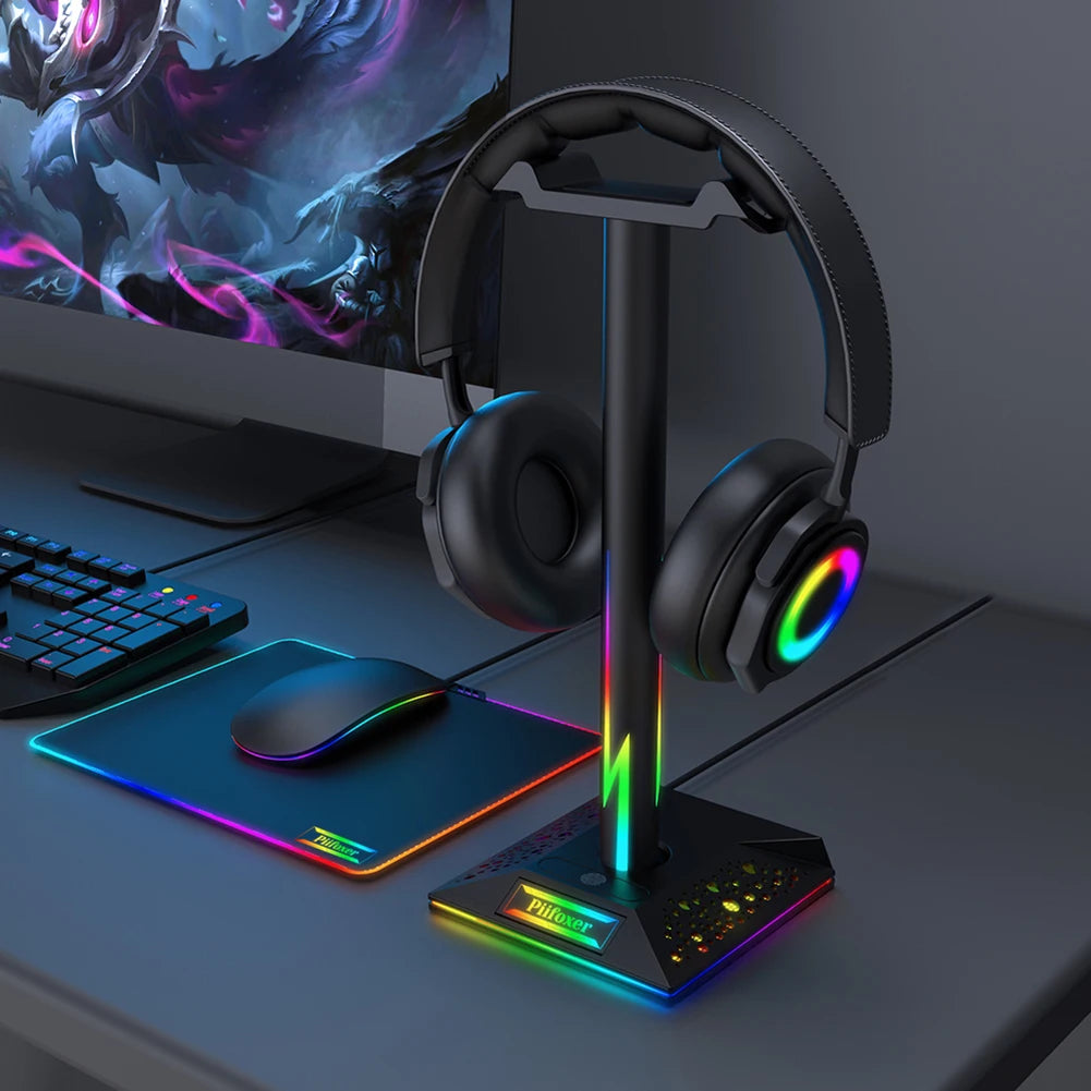 Headphone Stand with LED Lighting