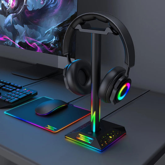 Headphone Stand with LED Lighting