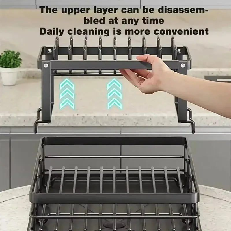 Modern 2 Tier Dish Rack