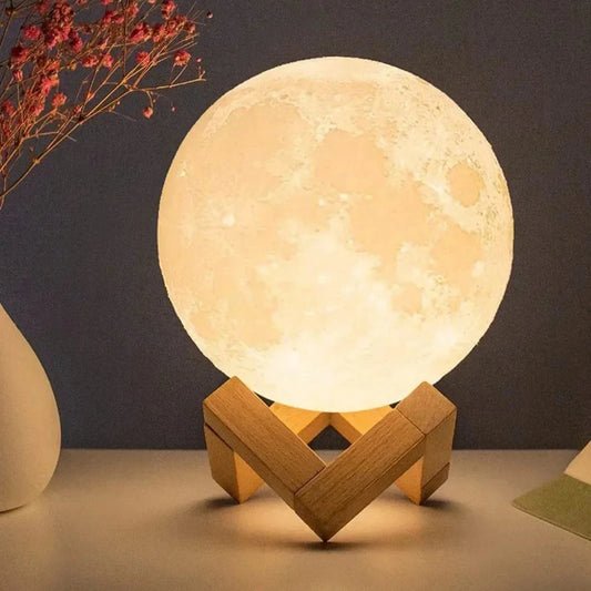 8cm LED Moon Lamp